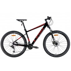 Велосипед 27.5" Leon XC-70 AM Hydraulic lock out HDD 2022 (черный с красным (м)) LEON OPS-LN-27.5-162